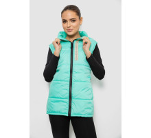 Жилет женский демисезонный, цвет мятный, 257R95