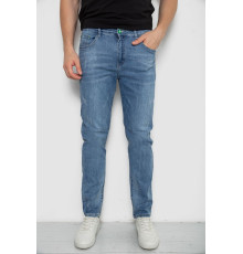 Джинсы мужские прямые, цвет голубой, 244R091220-2