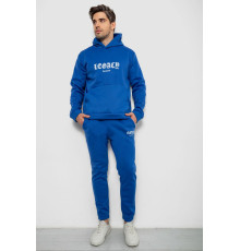 Спортивний костюм чоловічий на флісі, колір електрик, 238R57046