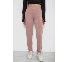 Спортивные штаны женские, цвет пудровый, 238R5052