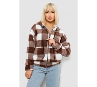 Кофта жіноча Теді, колір коричневий, 257R48-5