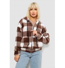 Кофта жіноча Теді, колір коричневий, 257R48-5