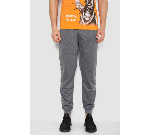 Спорт штаны мужские, цвет серый, 244R41236