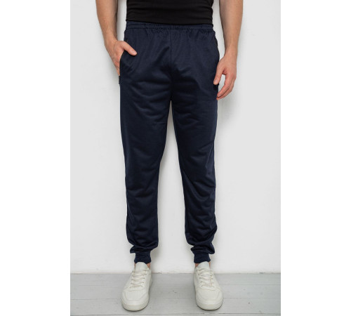 Спортивные штаны мужские, цвет темно-синий, 244R4779
