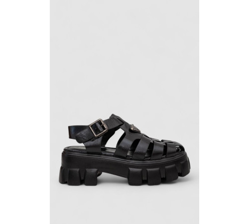 Босоножки женские, цвет черный, 243R9207