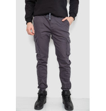 Штаны мужские карго, цвет темно-серый, 243R8075