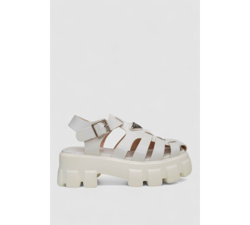 Босоножки женские, цвет белый, 243R9207