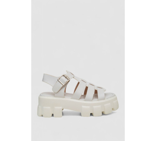 Босоножки женские, цвет белый, 243R9206