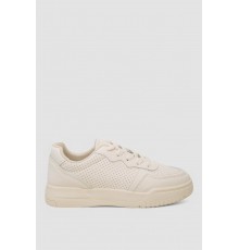 Кеди жіночі з перфорацією, колір бежевий, 248RAD60