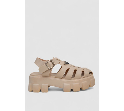 Босоножки женские, цвет бежевый, 243R9207