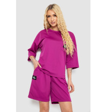 Костюм женский однотонный, цвет фуксия, 238R116