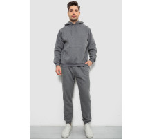 Спортивный костюм мужской на флисе, цвет серый, 244R9162