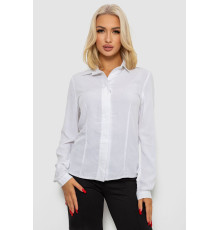 Блуза класична, колір білий, 230R08-2.