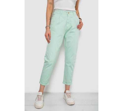 Брюки женские, цвет мятный, 250R161920