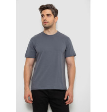 Футболка чоловіча однотонна, колір сірий, 238R155