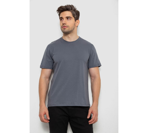 Футболка мужская однотонная, цвет серый, 238R155
