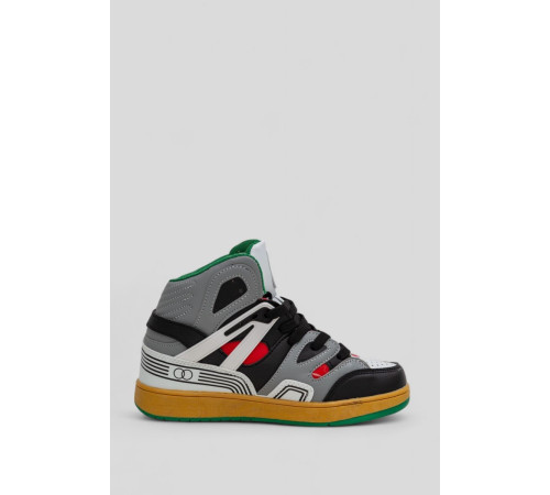 Кроссовки женские демисезонные, цвет серо-желтый, 243R8939B