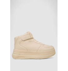 Кроссовки женские зимние на меху, цвет бежевый, 248RAM02