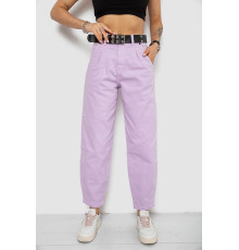 Джинсы женские балоны, цвет сиреневый, 182R00272