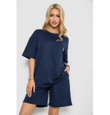 Костюм женский повседневный, цвет темно-синий, 241R5004