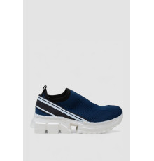 Сліпони чоловічі текстиль, колір синій, 248RT8059