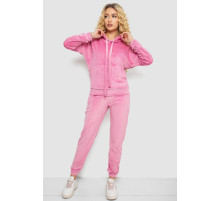 Спортивный костюм женский велюровый, цвет розовый, 177R022-1