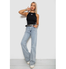 Джинсы женские стрейчевые, цвет голубой, 244R00643