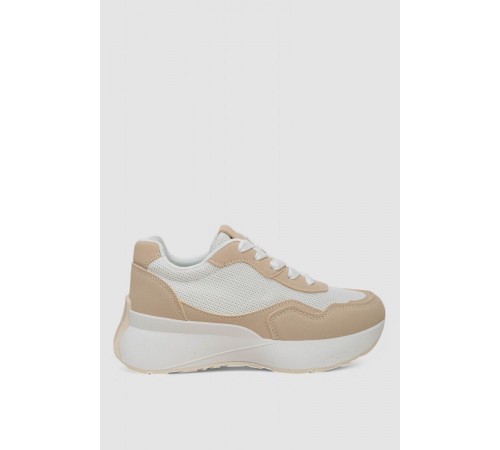 Кросівки жіночі, колір біло-бежевий, 248RXM100