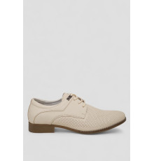 Туфлі чоловічі з перфорацією, колір бежевий, 243RC1592.