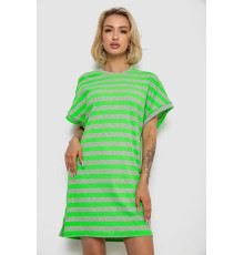 Туніка в смужку, колір салатовий, 238R801