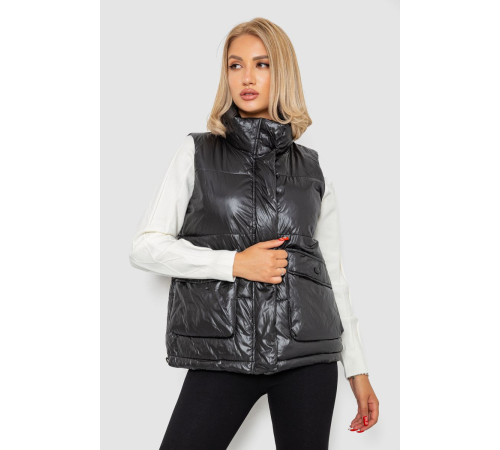 Жилет женские, цвет черный, 244R533-1