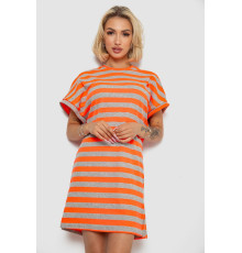 Туніка в смужку, колір оранжевий, 238R801