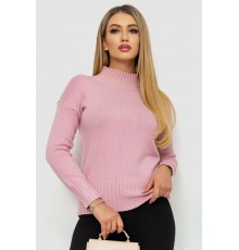 Кофта жіноча однотонна, колір світло-рожевий, 244R2028