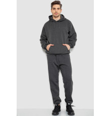 Спортивний костюм чоловічий на флісі, колір темно-сірий, 244R9142