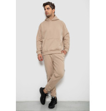 Спортивный костюм мужской на флисе, цвет бежевый, 238R58573