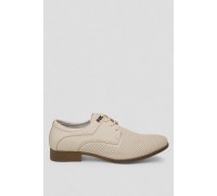 Туфлі чоловічі з перфорацією, колір бежевий, 2RC1592