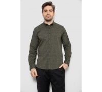 Сорочка чоловіча з принтом, колір хакі, 186R6053