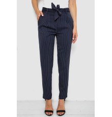 Штаны женские в полоску, цвет синий, 238RP85