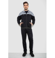 Спорт костюм мужской, цвет черно-серый, 244R988