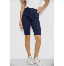 Шорты женские джинсовые стрейчевые, цвет темно-синий, 247R529-1