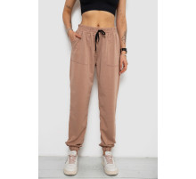 Спортивные штаны женские, цвет бежевый, 238R347