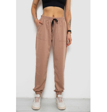 Спортивні штани жіночі, колір бежевий, 238R347