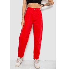 Джинсы женские, цвет красный, 182R1621