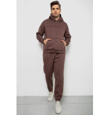 Спортивный костюм мужской на флисе, цвет мокко, 238R029