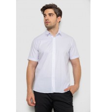 Рубашка мужская однотонная, цвет белый, 214R830