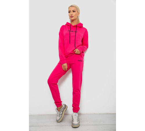 Спортивный костюм женский двухнитка, цвет розовый, 214R1419-006