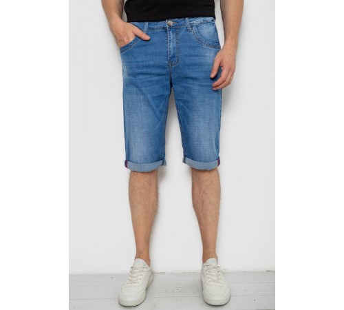 Шорти чоловічі джинсові, колір синій, 244R8059D