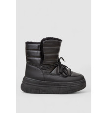 Дутики женские зимние на меху, цвет черный, 248RAM021