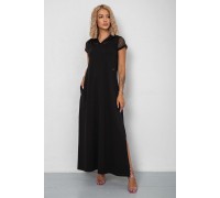 Платье с капюшоном, цвет черный, 102R5261