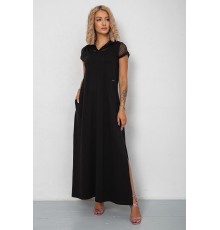 Сукня з капюшоном, колір чорний, 102R5261